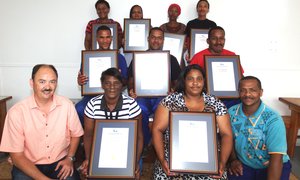 Gelukkige werknemers